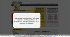 Desktop Screenshot of compro-oro-milano.eu